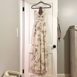 Floral Gown - Wedding Guest Dress - Floral Maxi Dress